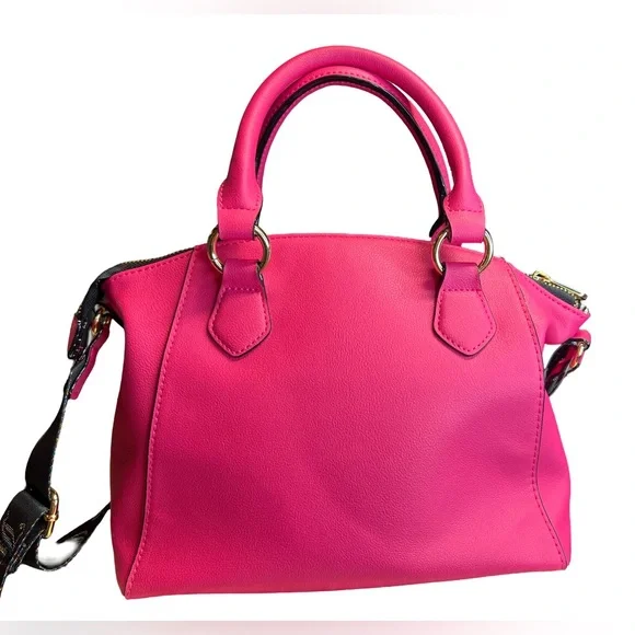 Juicy Couture Los Angeles NWT Pink Signature Juicy Satchel Crossbody Bag (P060) - Picture 4 of 9